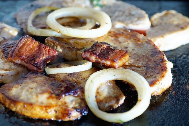 美味しい野菜と焼肉の完成例